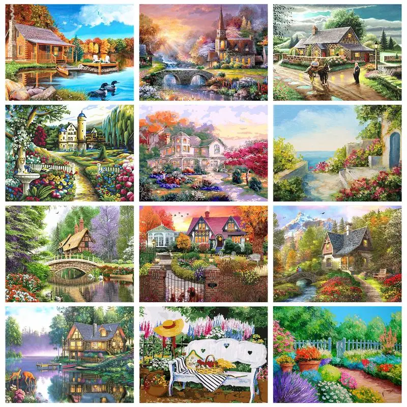 CHENISTORY Modern Paint by Number Countryside Garden Landscape Painting By Numbers Unique Gift On Canvas Home Decors For Adults
CHENISTORY Modern Paint by Number Countryside Garden Landscape Painting By Numbers Unique Gift On Canvas Home Decors For Adults