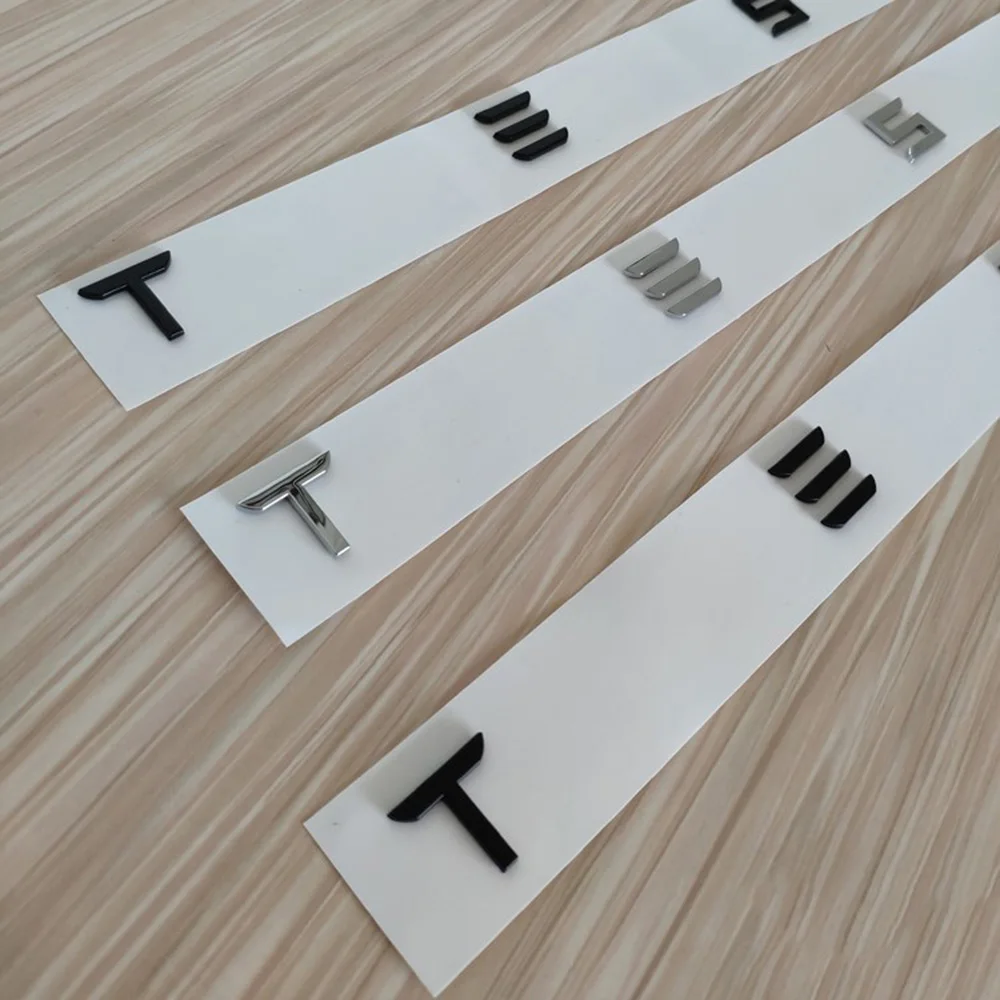 For Tesla Model 3 Model Y S X Car Rear Trunk Letters Sticker Color Logo Abs Accessories Special Decoration Color Trim
For Tesla Model 3 Model Y S X Car Rear Trunk Letters Sticker Color Logo Abs Accessories Special Decoration Color Trim