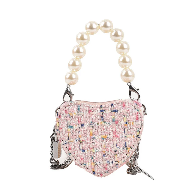 Mini Love Bag 2023 New Fashion Pearl Handbag Chain Shoulder Messenger Women's Bag Lipstick Bag Cute Coin Purse
Mini Love Bag 2023 New Fashion Pearl Handbag Chain Shoulder Messenger Women's Bag Lipstick Bag Cute Coin Purse