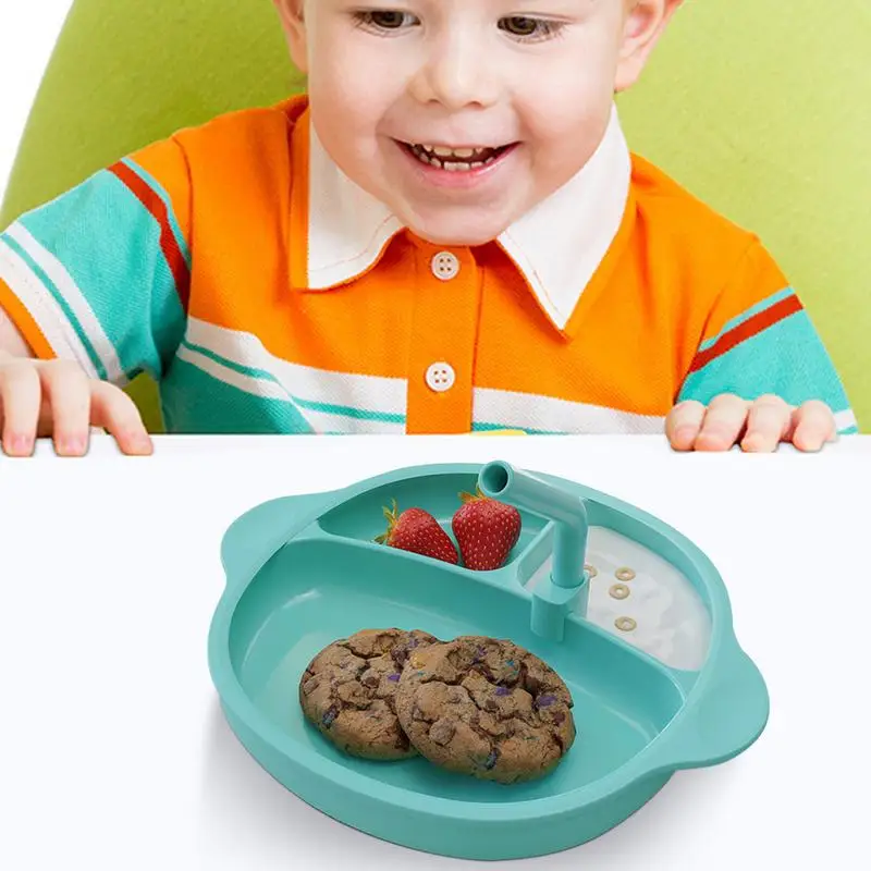 Divided Plates For Kids Silicone Suction Bowl With 3 Compartments Dishwasher Safe Led Weaning Supplies Heatproof Bowl For Home
Divided Plates For Kids Silicone Suction Bowl With 3 Compartments Dishwasher Safe Led Weaning Supplies Heatproof Bowl For Home