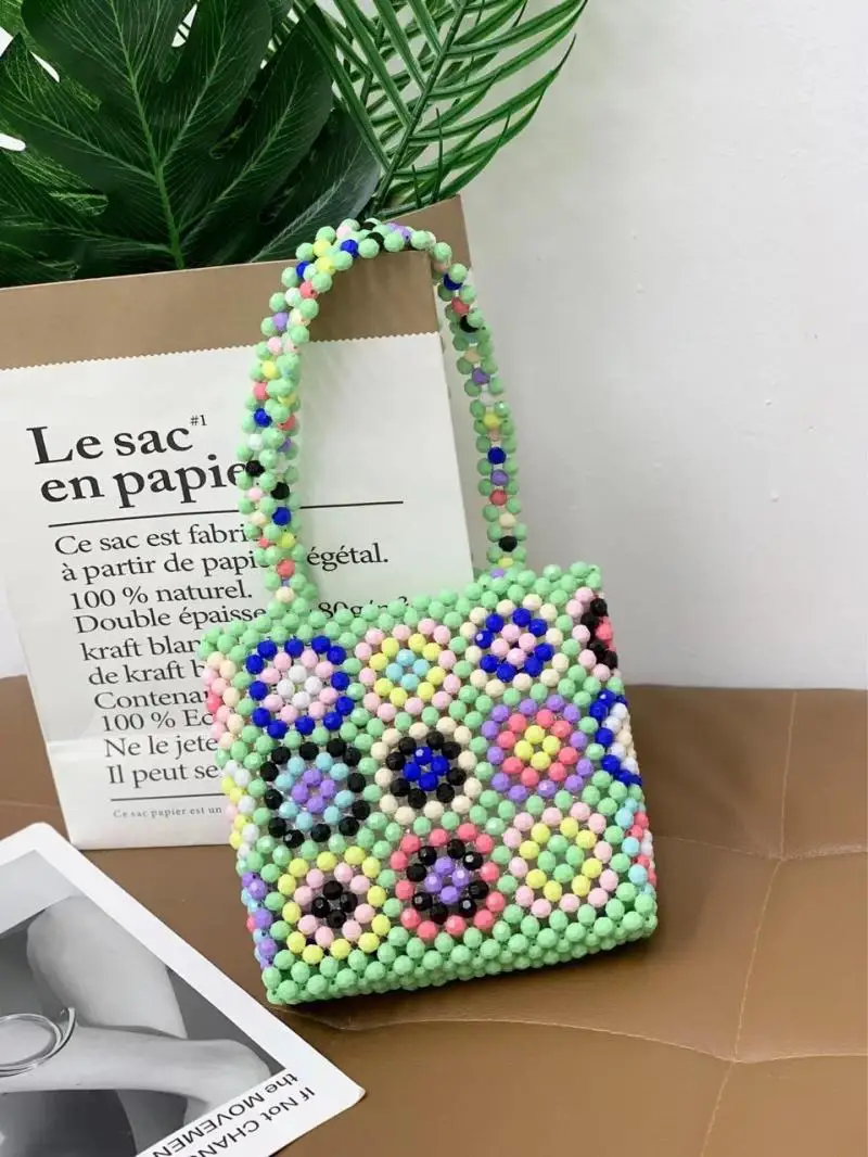 Bohemia Handbags Women's Bag Colored Pearl Weaving Shoulder Bag Fashion Underarm Bags Ladies Vintage Designer Shopper Tote Ins
Bohemia Handbags Women's Bag Colored Pearl Weaving Shoulder Bag Fashion Underarm Bags Ladies Vintage Designer Shopper Tote Ins
