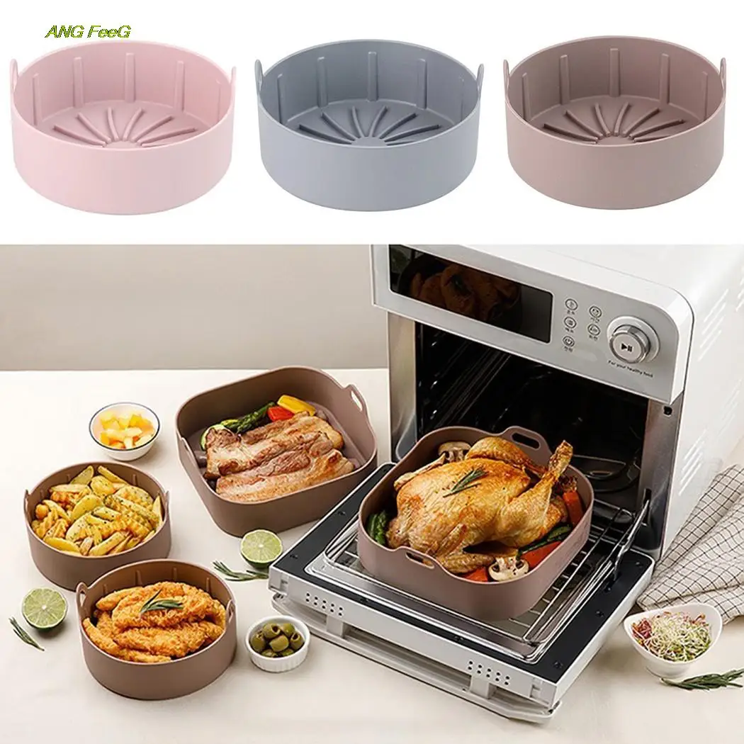 Airfryer Silicone Pot Multifunctional Airfryer Fryer Accessories Pizza Plate Baking Tools Non-sticky Kitchen Cooking Tools
Airfryer Silicone Pot Multifunctional Airfryer Fryer Accessories Pizza Plate Baking Tools Non-sticky Kitchen Cooking Tools