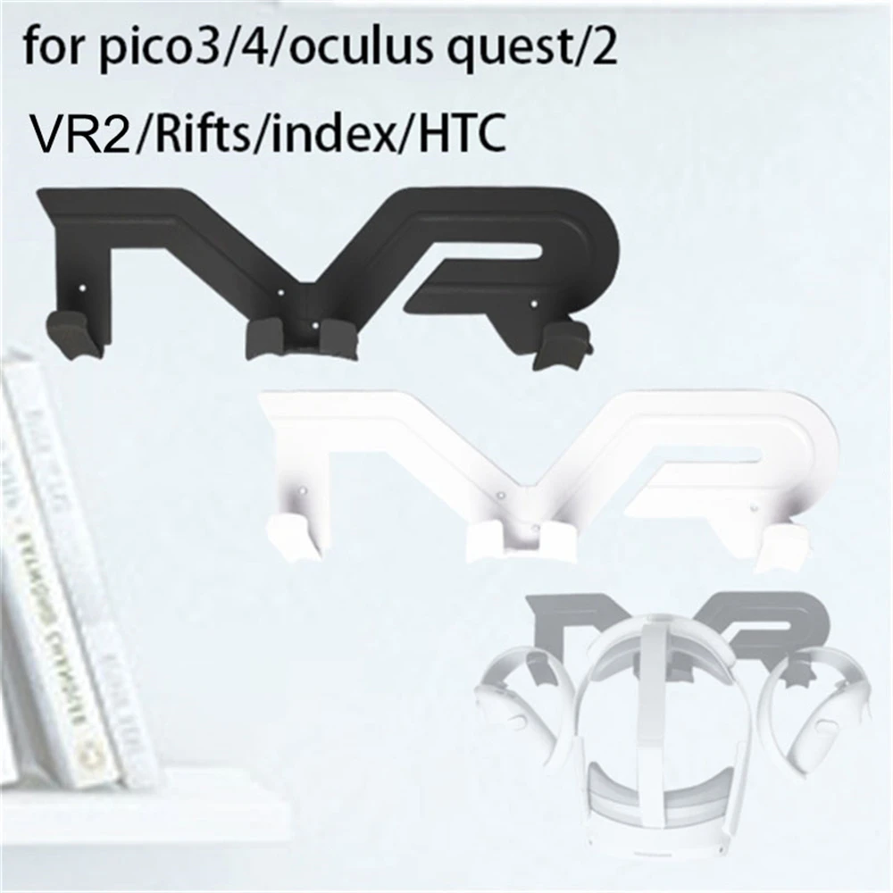 Wall Mount VR Stand VR Headset Stand Accessories Lightweight VR Holder VR Display Bracket for PS VR2 pico3/pico4/ pro VR Headset
Wall Mount VR Stand VR Headset Stand Accessories Lightweight VR Holder VR Display Bracket for PS VR2 pico3/pico4/ pro VR Headset