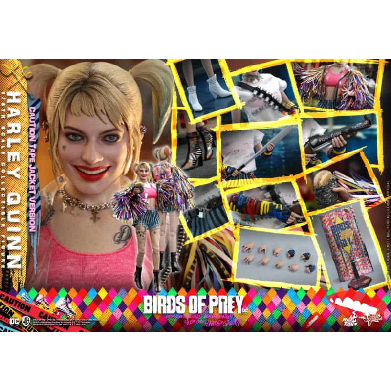 HOTTOYS HT MMS566 HARLEY QUINN Raptor Squad Clown Girl 5.0 Tassel Color Striped Clothing Action Figure Model Hobbies Collection
HOTTOYS HT MMS566 HARLEY QUINN Raptor Squad Clown Girl 5.0 Tassel Color Striped Clothing Action Figure Model Hobbies Collection