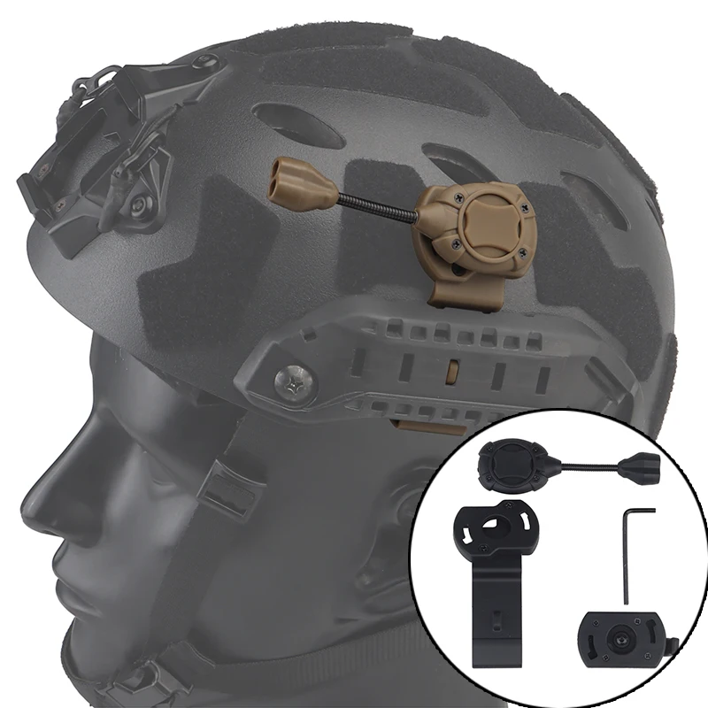 Tactical Fast Helmet Led Light SWITCH MPLS Hiking Fishing Cs Wargame Training Shooting Airsoft Helmets Flashlight Energy-saving
Tactical Fast Helmet Led Light SWITCH MPLS Hiking Fishing Cs Wargame Training Shooting Airsoft Helmets Flashlight Energy-saving
