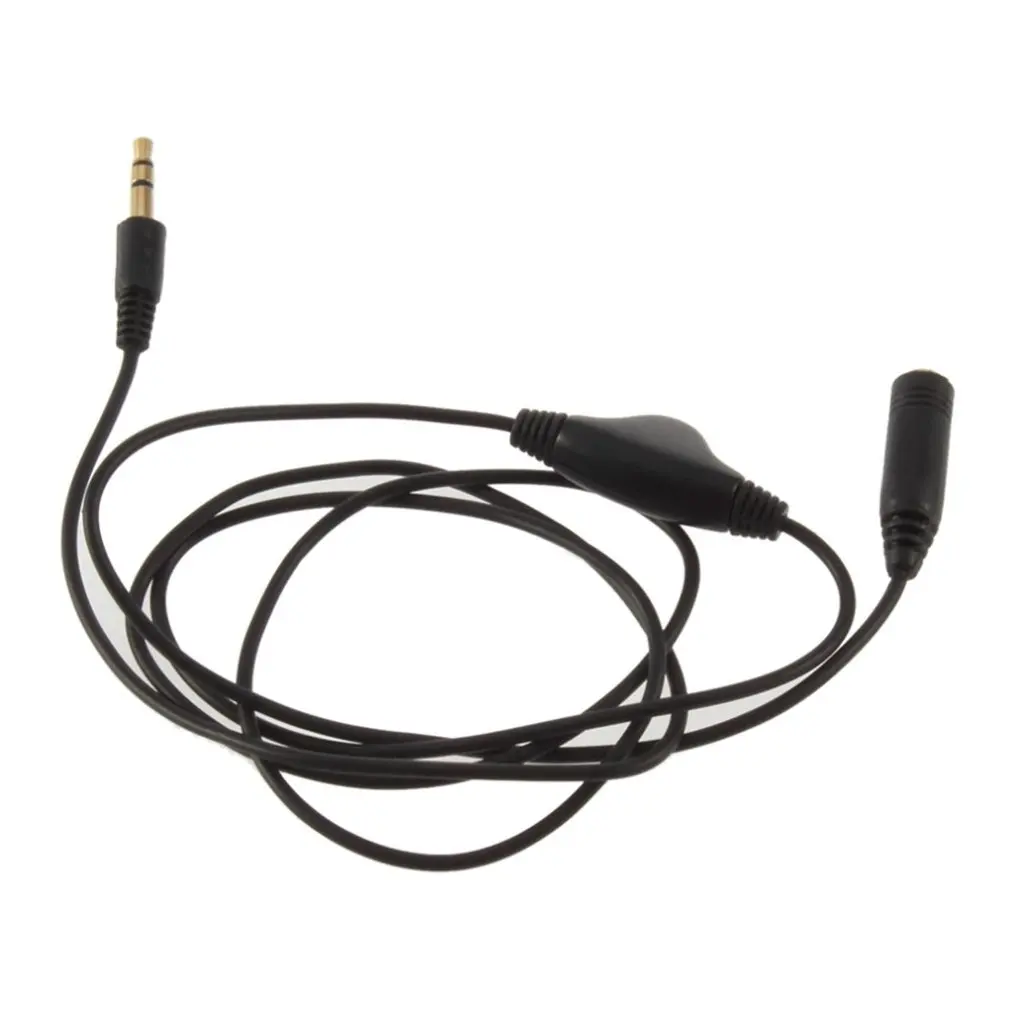 NEW 1m Earphone Headphone Stereo Audio Extension Cable Cord With Volume Control for Speaker Phone Wire 3.5mm Jack Female to Male
NEW 1m Earphone Headphone Stereo Audio Extension Cable Cord With Volume Control for Speaker Phone Wire 3.5mm Jack Female to Male