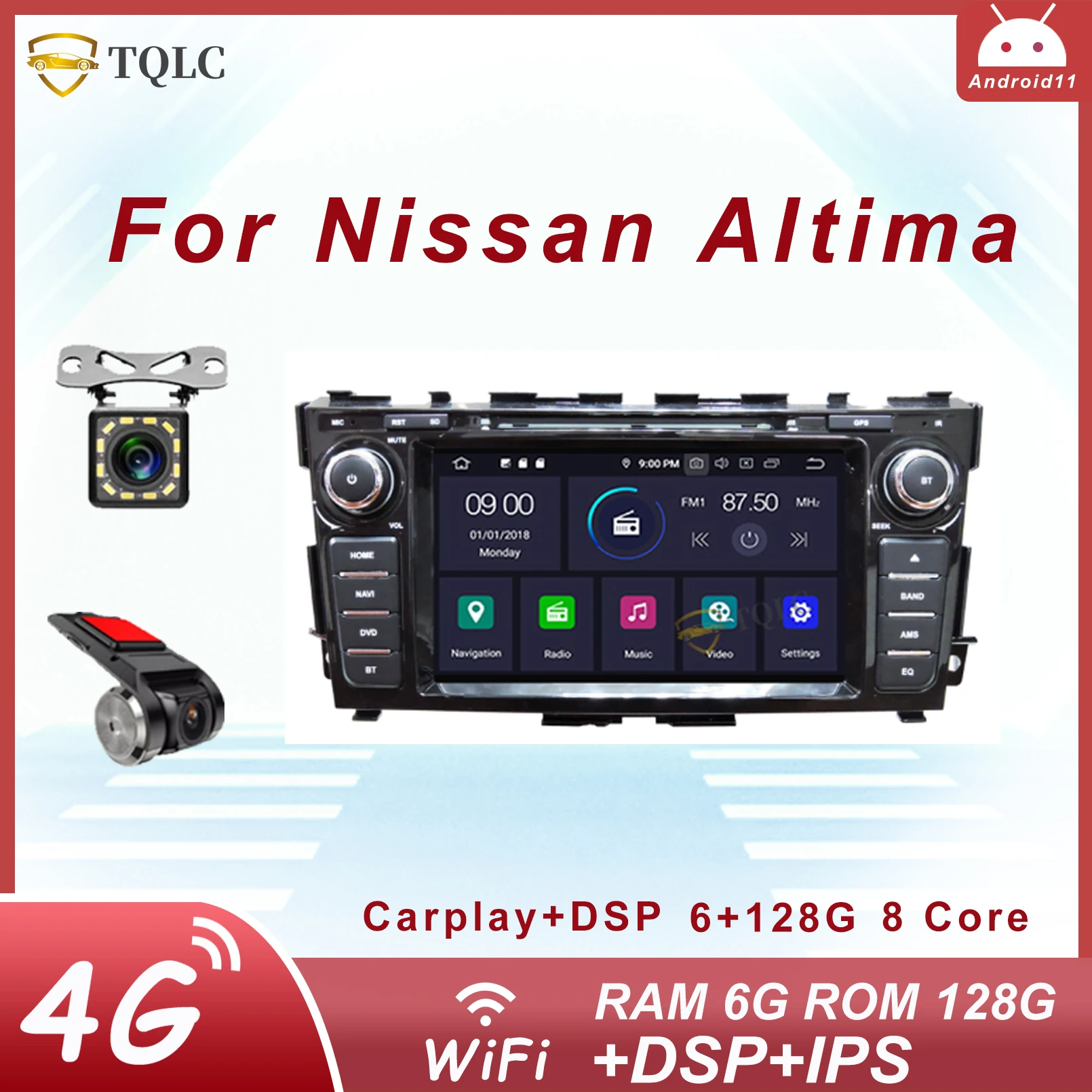 2 Din Car Radio Android 11 Player GPS Stereo Receiver For Nissan Altima 8 Inch Car Radio Carplay Car Multimedia Player Autoradio
2 Din Car Radio Android 11 Player GPS Stereo Receiver For Nissan Altima 8 Inch Car Radio Carplay Car Multimedia Player Autoradio