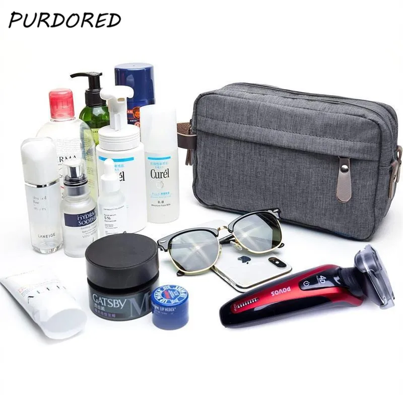 PURDORED 1 Pc Men Washing Bag Waterproof Oxford Makeup Bag Travel Beauty Women Cosmetic Bag Organizer Toiletry Bag Necessaries
PURDORED 1 Pc Men Washing Bag Waterproof Oxford Makeup Bag Travel Beauty Women Cosmetic Bag Organizer Toiletry Bag Necessaries