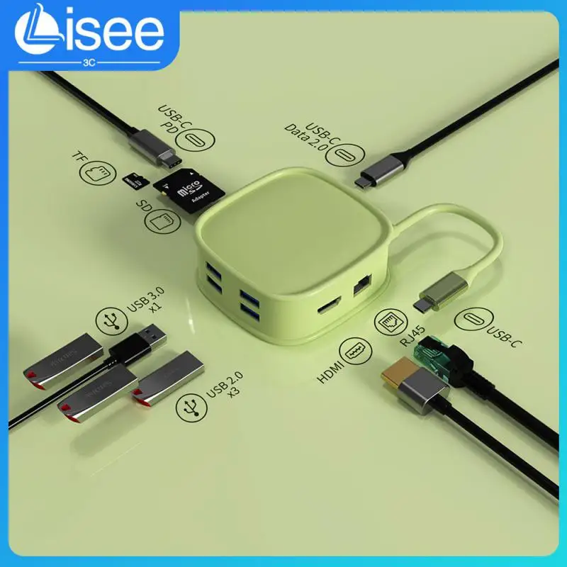 Office Tools Expand Dock Type C Extensor Usb-c Sd/tf Usb3.0 Docking Station Portable 10/8 In 1 Usb Hub For Laptop Macbook Rj45
Office Tools Expand Dock Type C Extensor Usb-c Sd/tf Usb3.0 Docking Station Portable 10/8 In 1 Usb Hub For Laptop Macbook Rj45