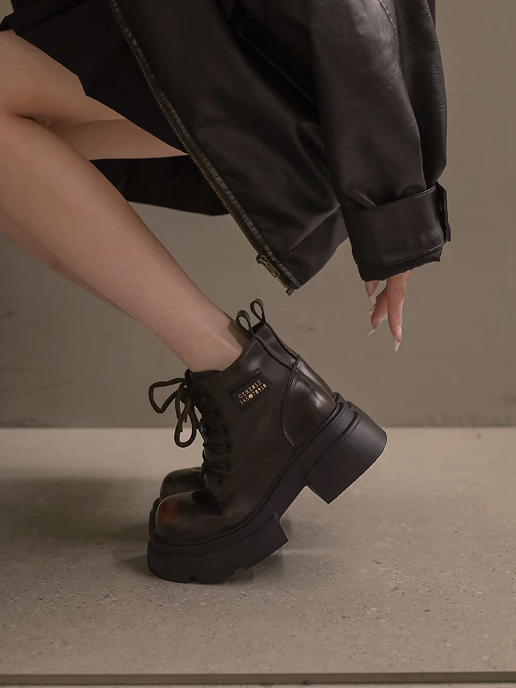 Riding Boots Zipper Rock Shoes Woman Round Toe Boots-Women Lolita High Heel Rubber Ladies Ankle 2023 Autumn Cross-tied Motorcyc
Riding Boots Zipper Rock Shoes Woman Round Toe Boots-Women Lolita High Heel Rubber Ladies Ankle 2023 Autumn Cross-tied Motorcyc
