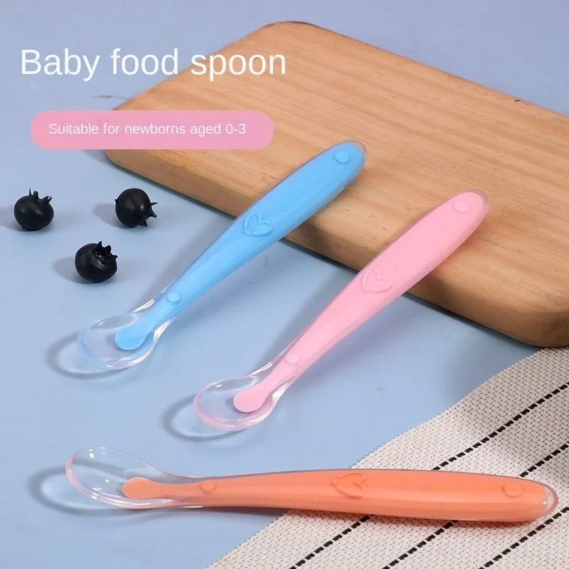 Baby Silicone Spoon Soft Head Soup Spoon Baby Training Spoon Children's Tableware Cartoon Silicone Spoon
Baby Silicone Spoon Soft Head Soup Spoon Baby Training Spoon Children's Tableware Cartoon Silicone Spoon