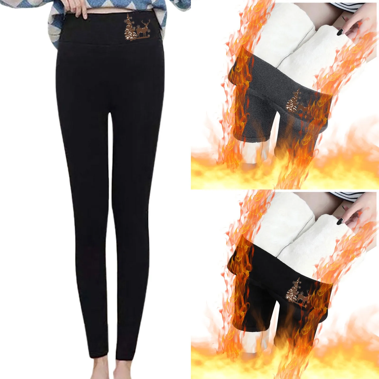Velvet Thick Lamb Fleece Leggings Women'S Autumn And Winter Printed High Waist Warm Pants Work from Home Clothes Women
Velvet Thick Lamb Fleece Leggings Women'S Autumn And Winter Printed High Waist Warm Pants Work from Home Clothes Women