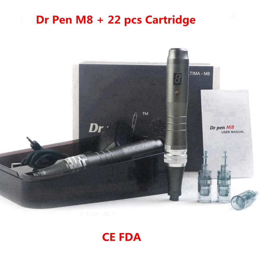 Dr Pen Ultima M8 With 22 pcs Cartridge Wireless Skin Care Kit MTS Derma Pen Microneedling Pen Stretch Mark Removal Machine
Dr Pen Ultima M8 With 22 pcs Cartridge Wireless Skin Care Kit MTS Derma Pen Microneedling Pen Stretch Mark Removal Machine