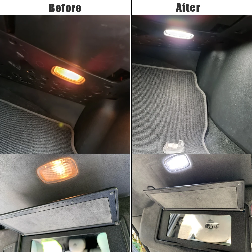

2Pcs LED Courtesy Luggage Footwell Door Light Lamp For Benz W164 X164 W169 A45 C197 W204 X204 W207 W212 W218 W221 W216 W245 W463
