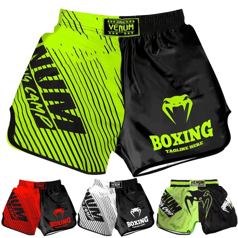 Fight Shorts Boxing Quick Drying Short Pants MMA Muay Thai Training Shorts Gym Fitness Fighting Sports Shorts Wholesale
Fight Shorts Boxing Quick Drying Short Pants MMA Muay Thai Training Shorts Gym Fitness Fighting Sports Shorts Wholesale