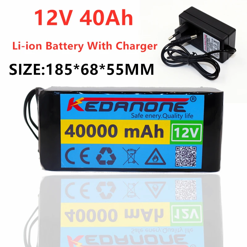 100% NEW High Power Li-ion Battery 12V 40Ah 3S10P 12.6V 40000mAh For Inverter Xenon Lamp Solar Street Light For Car Inspection
100% NEW High Power Li-ion Battery 12V 40Ah 3S10P 12.6V 40000mAh For Inverter Xenon Lamp Solar Street Light For Car Inspection