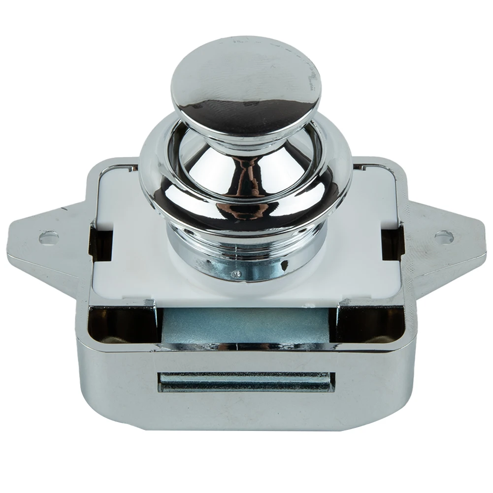 Button Catch Lock Camper Car Push Lock Cupboard Door Motorhome Cabinet Camper Caravan Latch Knob Desk Furniture Hardware
Button Catch Lock Camper Car Push Lock Cupboard Door Motorhome Cabinet Camper Caravan Latch Knob Desk Furniture Hardware
