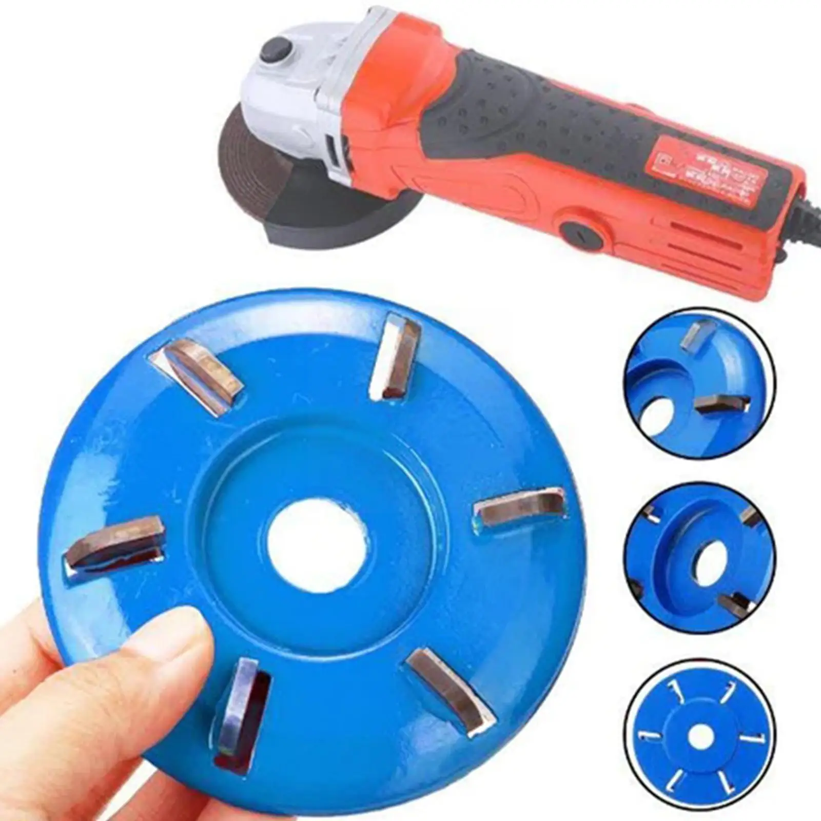 6 Teeth Wood Carving Disc Grinding Wheel Angle Grinder Shaping Carving Knife Tungsten Steel Woodworking For Table Accessori Z8J2 
6 Teeth Wood Carving Disc Grinding Wheel Angle Grinder Shaping Carving Knife Tungsten Steel Woodworking For Table Accessori Z8J2