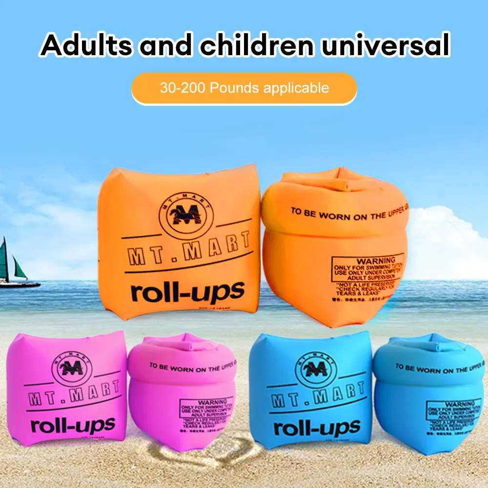 1 Pair Swimming Arm Rings Inflatable Floating Circle Sleeves for Adult Child Swimming Training Pool Buoy Safety Float Armbands
1 Pair Swimming Arm Rings Inflatable Floating Circle Sleeves for Adult Child Swimming Training Pool Buoy Safety Float Armbands