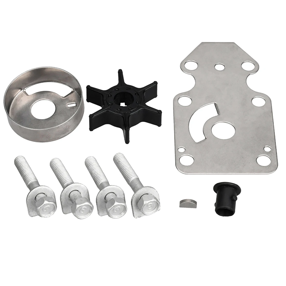 63V-W0078 Water Pump Impeller Repair Kit Fit for Yamaha Impeller Outboards 2 Stroke 9.9 Hp 15 Hp 1996-2019
63V-W0078 Water Pump Impeller Repair Kit Fit for Yamaha Impeller Outboards 2 Stroke 9.9 Hp 15 Hp 1996-2019