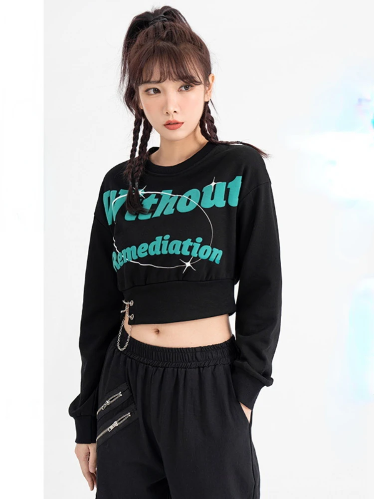 Autumn Winter Sweatshirts 2022 Streetwear Letter Print Chain Crop Sudaderas Warm Thicken Harajuku Punk Gothic Y2k Clothes Tops
Autumn Winter Sweatshirts 2022 Streetwear Letter Print Chain Crop Sudaderas Warm Thicken Harajuku Punk Gothic Y2k Clothes Tops