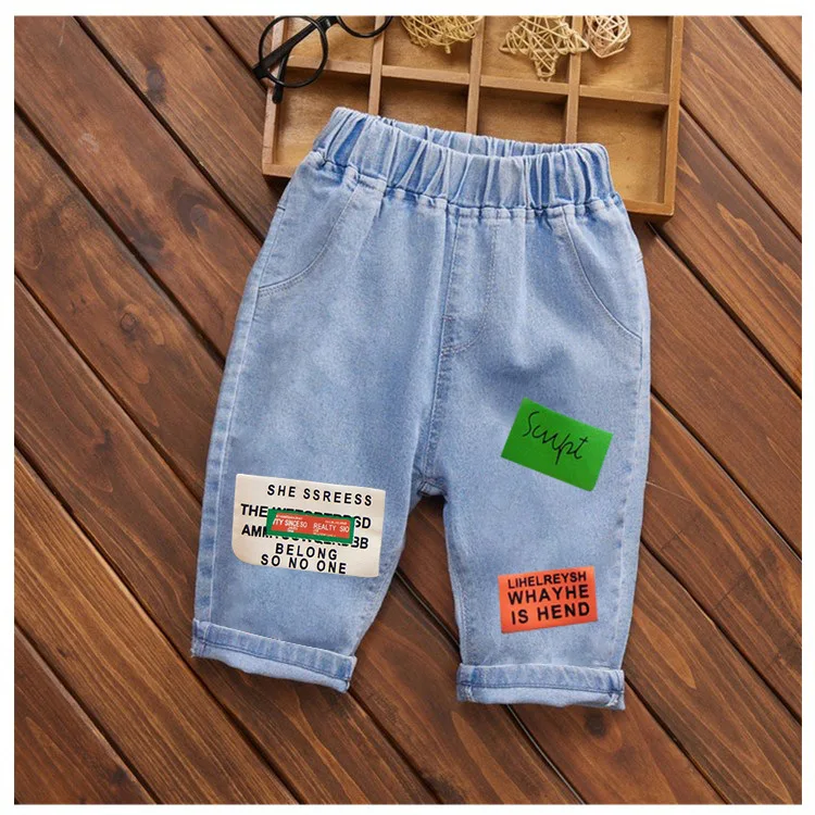 Boys Summer Denim Shorts Middle-aged Children's Korean Kids thin Loose Short Casual Boys Knee Length Cartoon Pants
Boys Summer Denim Shorts Middle-aged Children's Korean Kids thin Loose Short Casual Boys Knee Length Cartoon Pants