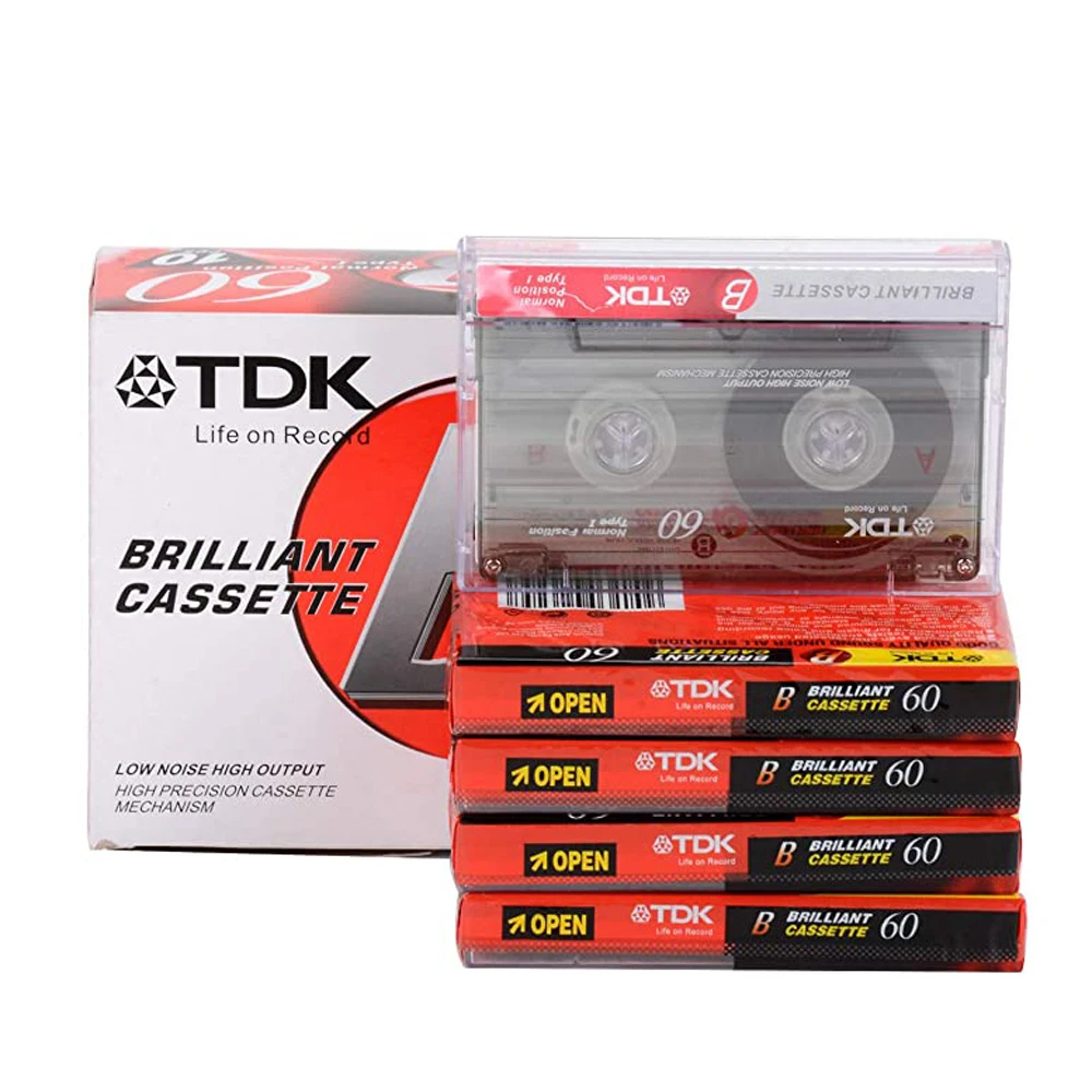 NEWCE 1pcs Standard Cassette Blank Tape Player Empty 60 Minutes Magnetic Audio Tape Recording For Speech Music Recording high qu
NEWCE 1pcs Standard Cassette Blank Tape Player Empty 60 Minutes Magnetic Audio Tape Recording For Speech Music Recording high qu