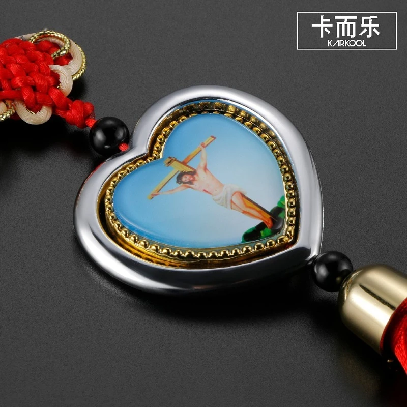Creative Car Pendant Jesus Cross Virgin Mary Ornament Car Interior Decoration Hanging Ornament Accessories Wholesale
Creative Car Pendant Jesus Cross Virgin Mary Ornament Car Interior Decoration Hanging Ornament Accessories Wholesale