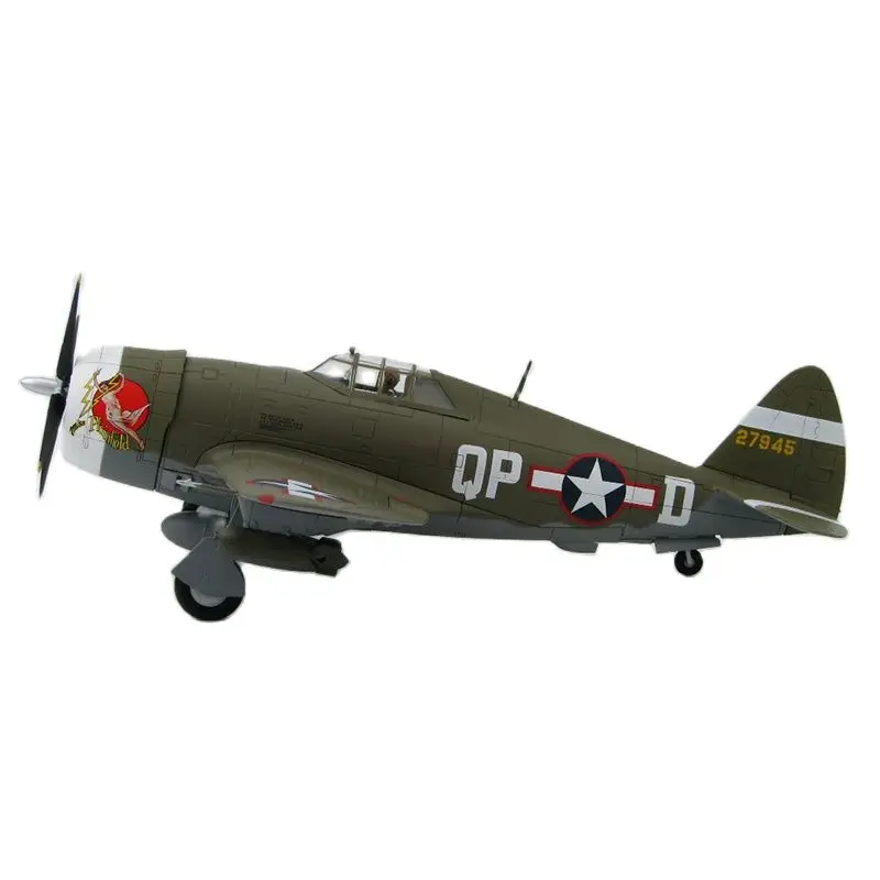 

1:48 United States Air Force P-47 Warplane Alloy & Plastic Simulation Model Gift Collection Decorative Toy Diecast