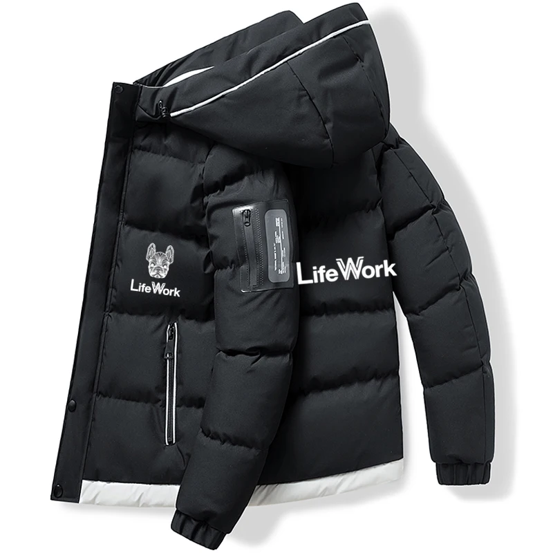 Luxury Korean version new luxury men's down jacket LIFE WORK winter warmth men's casual street fashion versatile hooded down jac
Luxury Korean version new luxury men's down jacket LIFE WORK winter warmth men's casual street fashion versatile hooded down jac