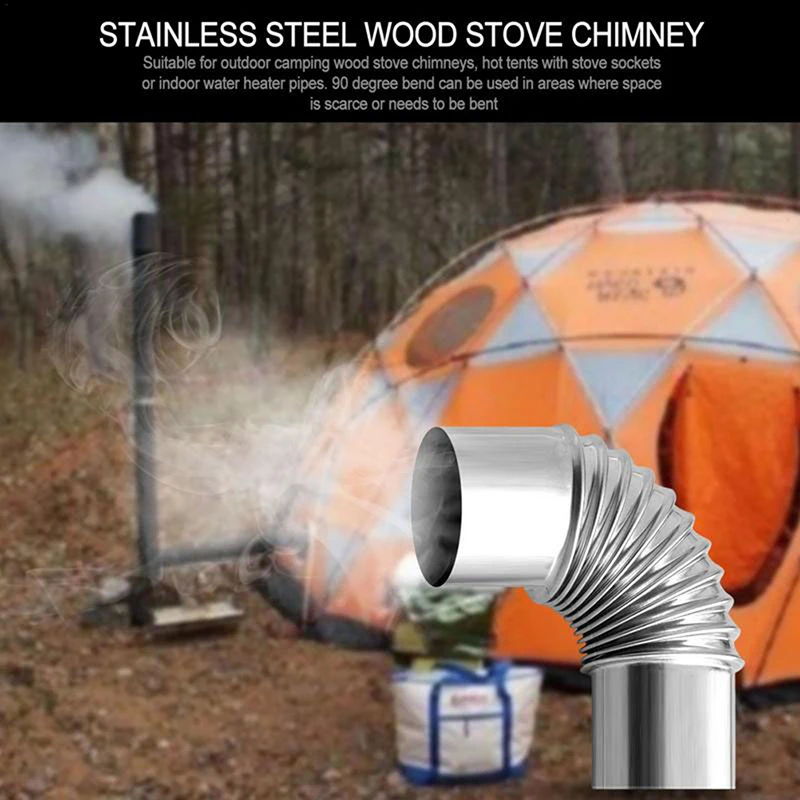Multi Flue Stove Pipe For Outdoor Camping Wood Stoves Stainless Steel 90 Degree Elbow Chimney Liner Flue Furnace Pipe Chimney
Multi Flue Stove Pipe For Outdoor Camping Wood Stoves Stainless Steel 90 Degree Elbow Chimney Liner Flue Furnace Pipe Chimney