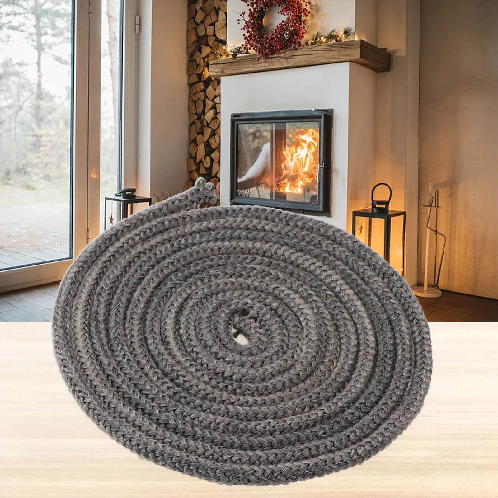 Wood Stove Door Gasket Rope Seal Soft Wood Burning Stove Doors Fiberglass For Boiler Good Sealing Performance Black
Wood Stove Door Gasket Rope Seal Soft Wood Burning Stove Doors Fiberglass For Boiler Good Sealing Performance Black