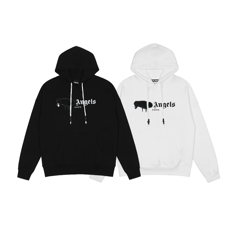 Palm Angels 22SS Letter logo Men and Women Black spray paint printing Pattern Casual Fashion Couple Sports Sweatshirt Hoodie
Palm Angels 22SS Letter logo Men and Women Black spray paint printing Pattern Casual Fashion Couple Sports Sweatshirt Hoodie