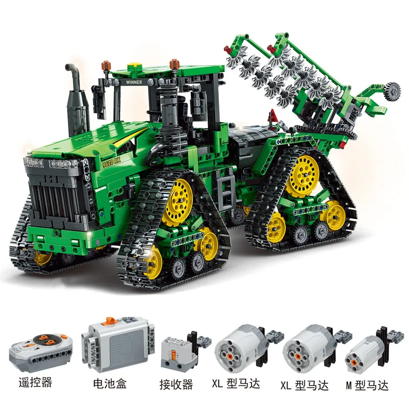 Tech Series 7119 Remote Control Crawler Excavator Tractor Model Adult Difficult Assembly Compatible with Lego
Tech Series 7119 Remote Control Crawler Excavator Tractor Model Adult Difficult Assembly Compatible with Lego