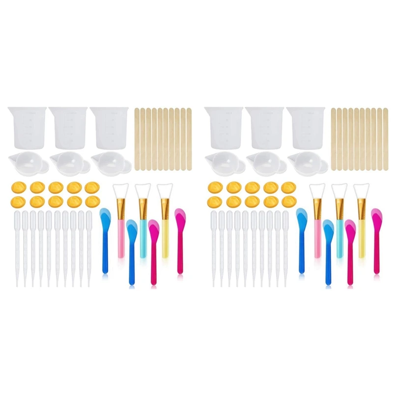 86PCS Resin Mixing Tool Kit - Silicone Measuring Cups For Epoxy Resin Silicone Mixing Cups,Silicone Brushes,Pipettes,Ect
86PCS Resin Mixing Tool Kit - Silicone Measuring Cups For Epoxy Resin Silicone Mixing Cups,Silicone Brushes,Pipettes,Ect