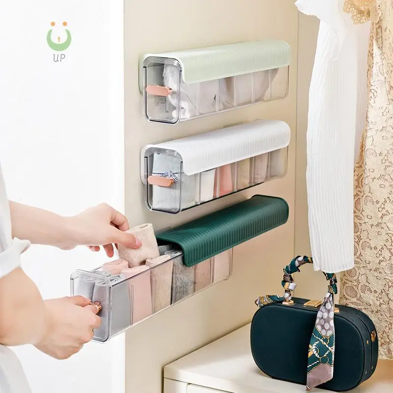 Wall Underwear Organizer Transparent Storage Box For Underwear Panties Socks Home Use
Wall Underwear Organizer Transparent Storage Box For Underwear Panties Socks Home Use