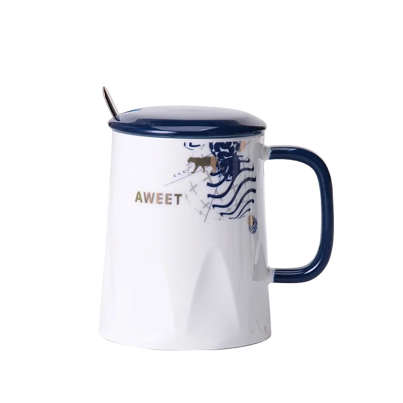 Mug Ceramic Water Cup With Lid And Spoon Household Mug Tea Cup Gift Cup Coffee Mugs Cute Cup
Mug Ceramic Water Cup With Lid And Spoon Household Mug Tea Cup Gift Cup Coffee Mugs Cute Cup