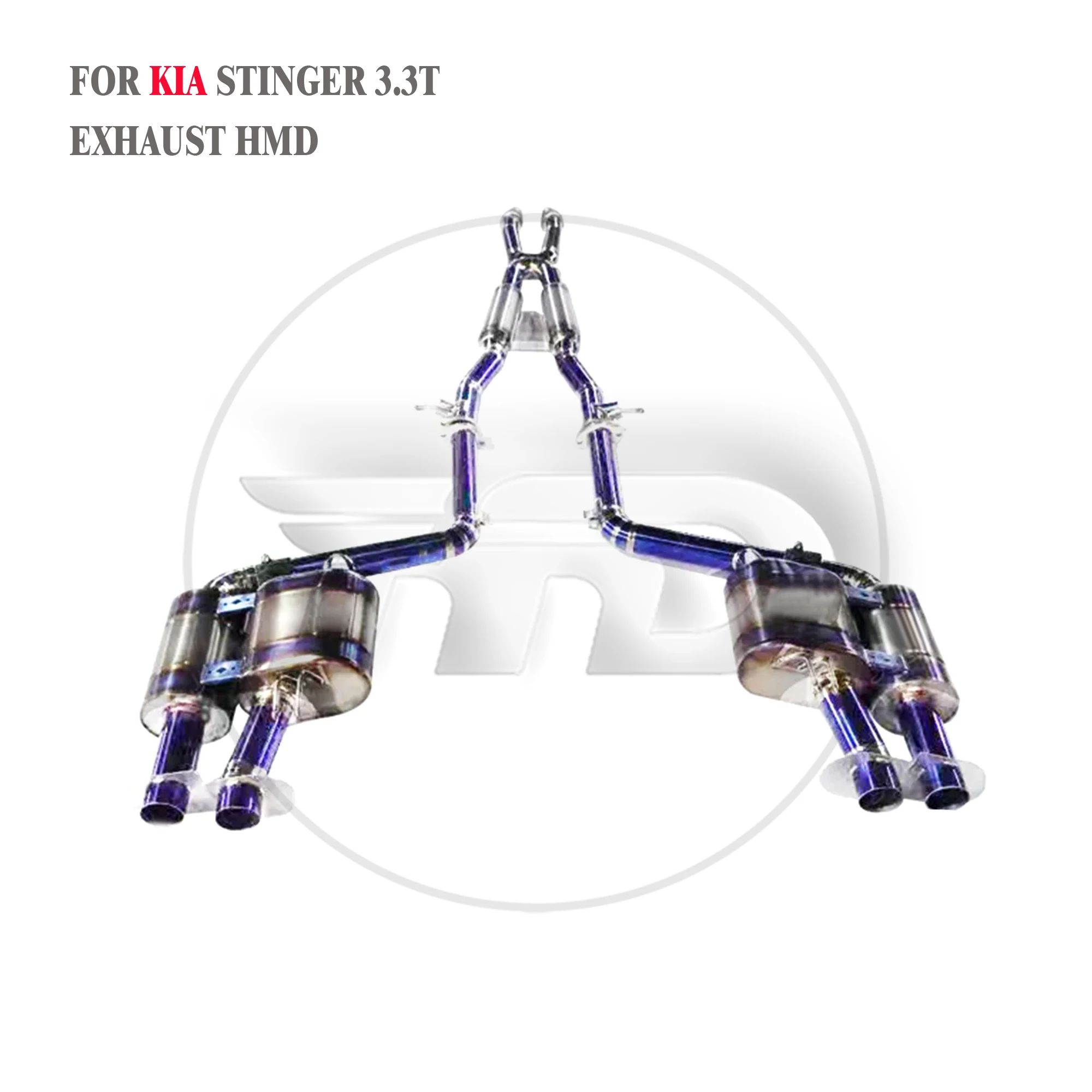 HMD Titanium Exhaust System Performance Catback for KIA Stinger 3.3T Muffler With Valve
HMD Titanium Exhaust System Performance Catback for KIA Stinger 3.3T Muffler With Valve