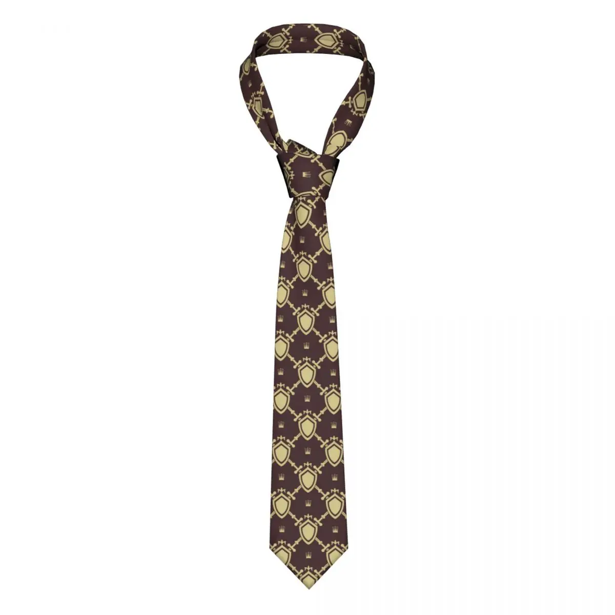 Classic Tie for Men Silk Mens Neckties for Wedding Party Business Adult Neck Tie Casual Sword Shield Tie
Classic Tie for Men Silk Mens Neckties for Wedding Party Business Adult Neck Tie Casual Sword Shield Tie