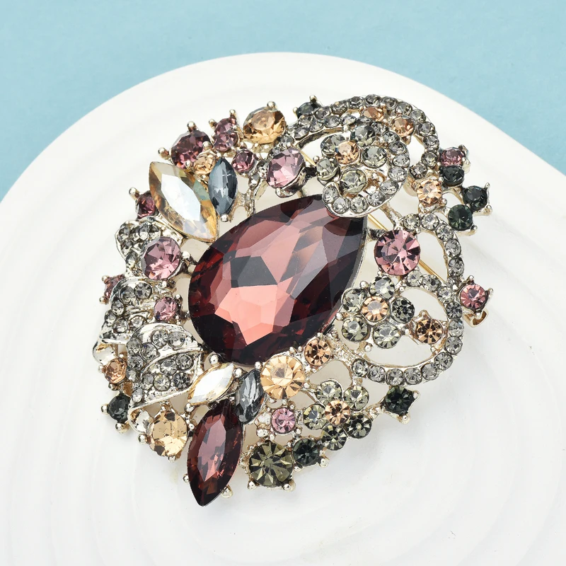 Wuli&baby Crystal Place Style Brooches For Women Unisex Luxury Dropwater Round Flower Party Office Brooch Pin Gifts
Wuli&baby Crystal Place Style Brooches For Women Unisex Luxury Dropwater Round Flower Party Office Brooch Pin Gifts