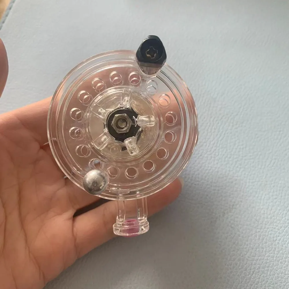 Reel Portable Mini Fly Fishing Reel Plastic Front Beat Carp Winter Ice Fishing Spool Tackle Gear 45# Transparent Color Righthand
Reel Portable Mini Fly Fishing Reel Plastic Front Beat Carp Winter Ice Fishing Spool Tackle Gear 45# Transparent Color Righthand