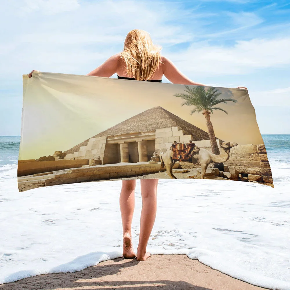 Camel Desert Dusk Pyramid Large Bath Towel Camping Bathroom Accessories Microfiber Beach Towel Home Bath Towels for Adults Kids
Camel Desert Dusk Pyramid Large Bath Towel Camping Bathroom Accessories Microfiber Beach Towel Home Bath Towels for Adults Kids