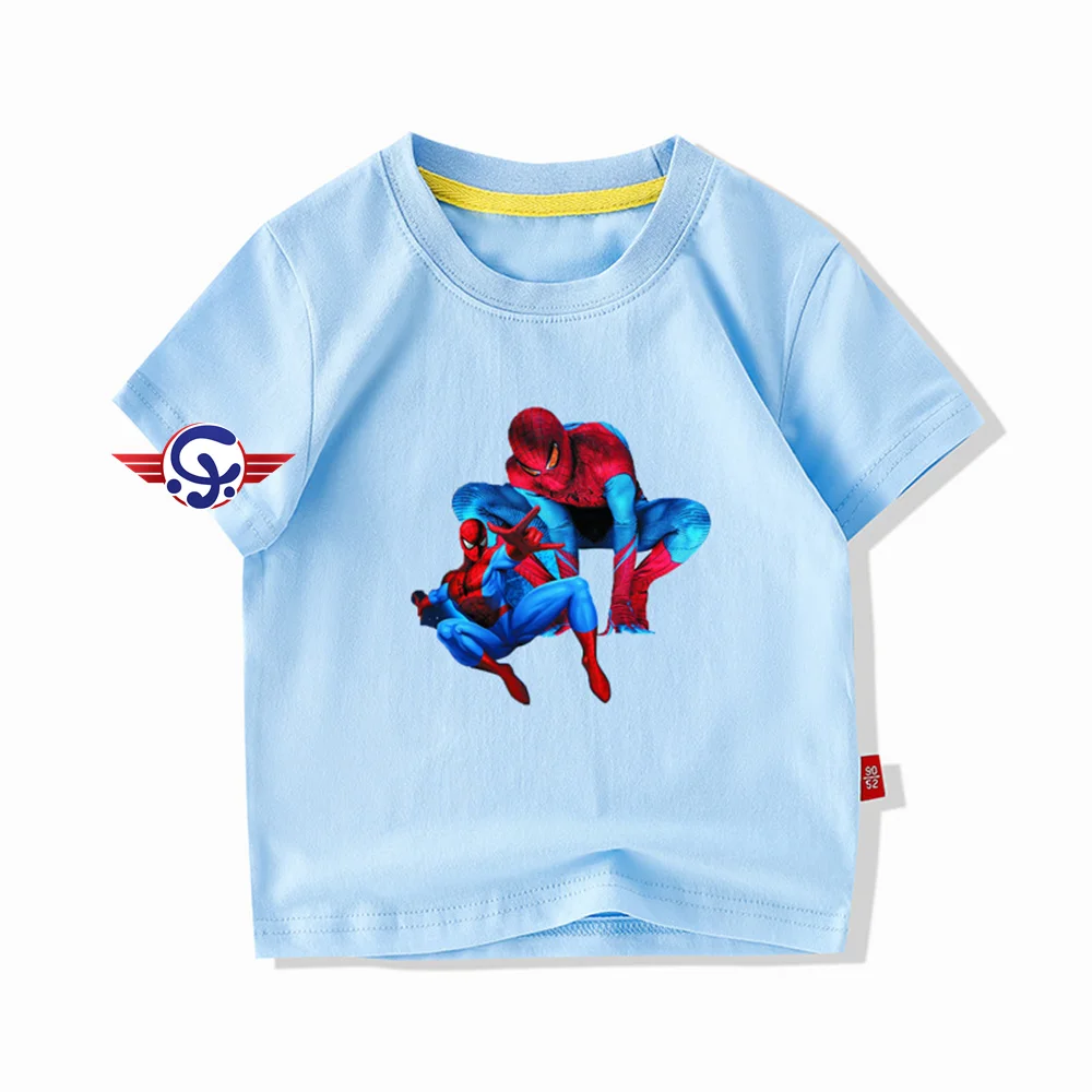 Marvel cotton color letter printing Kids unisex T Shirt Summer Child Clothes Personalized Toddler Baby 2-12 Age Shirt Clothing
Marvel cotton color letter printing Kids unisex T Shirt Summer Child Clothes Personalized Toddler Baby 2-12 Age Shirt Clothing