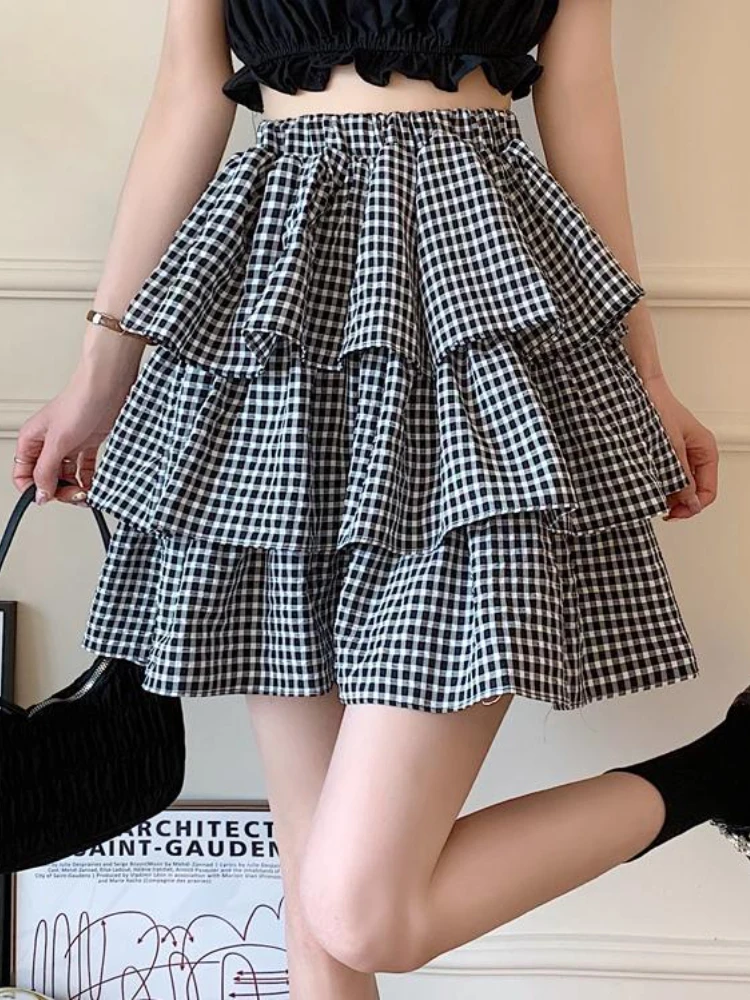 Japan Lolita Style Sweet Girl Layered Skirt Retro Elegant Woman JSK Girl All-match Cake Skirt Ruffles Splicing Plaid Skirt 6XL
Japan Lolita Style Sweet Girl Layered Skirt Retro Elegant Woman JSK Girl All-match Cake Skirt Ruffles Splicing Plaid Skirt 6XL