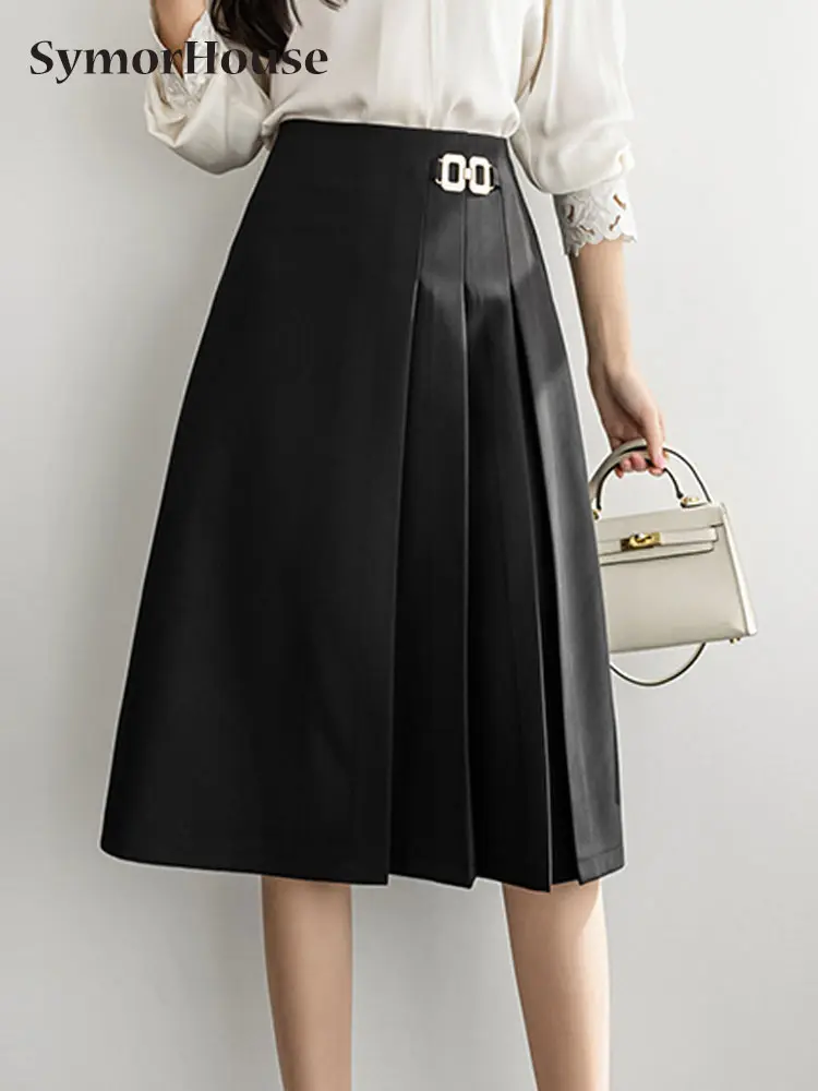 Spring Summer Autumn Korean Irregular Pleated Skirts Women High Waist Vintage Office Lady Casual A-Line Midi Skirts Female 
Spring Summer Autumn Korean Irregular Pleated Skirts Women High Waist Vintage Office Lady Casual A-Line Midi Skirts Female