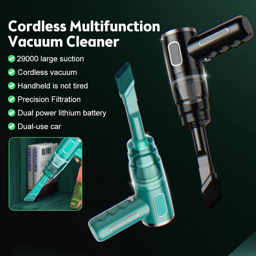 29000PA Handheld Vacuum Cleaner Cordless Vacuum Car Wireless Portable Multi-function Vacuum Cleaner Household Cleaning Tools
29000PA Handheld Vacuum Cleaner Cordless Vacuum Car Wireless Portable Multi-function Vacuum Cleaner Household Cleaning Tools