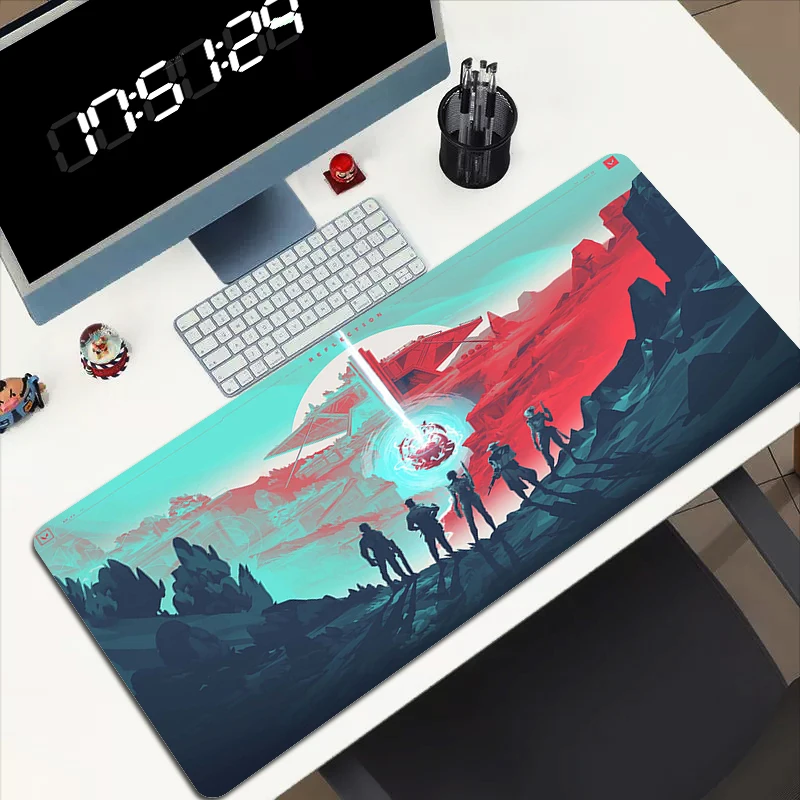 

Gaming Accessories Large Mouse Pad Valorant Desk Mat Xxl Gamer Keyboard Mousepad Protector Mats Pads Mause Pc Mice Keyboards
