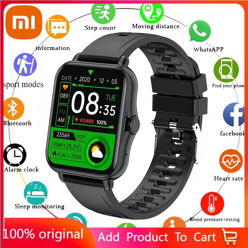 Xiaomi Women Smart Watch Bluetooth Call IPS COB Capacitive Multi-Touch Screen Men Sport Fitness Tracking Smart Watch
Xiaomi Women Smart Watch Bluetooth Call IPS COB Capacitive Multi-Touch Screen Men Sport Fitness Tracking Smart Watch