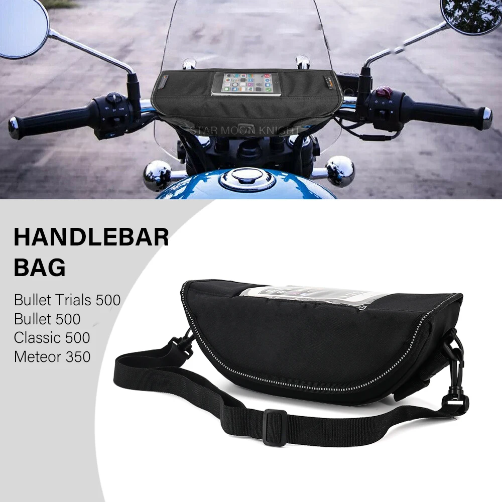 Handlebar Bag For Royal Enfield Bullet Trials Classic 500 Meteor350 Bullet Accessories Portable Storage Waterproof Phone Bags
Handlebar Bag For Royal Enfield Bullet Trials Classic 500 Meteor350 Bullet Accessories Portable Storage Waterproof Phone Bags