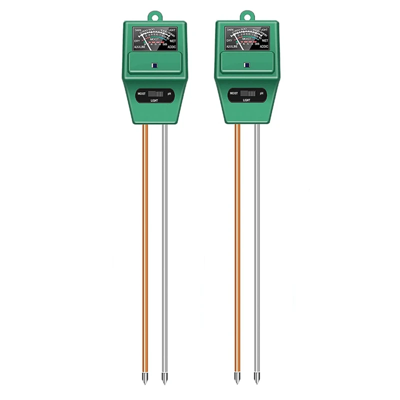 2 Pcs Hygrometer For Plant Care For Garden/Lawn/Farm/Indoor&Outdoor Green 200Mm Metal Probe
2 Pcs Hygrometer For Plant Care For Garden/Lawn/Farm/Indoor&Outdoor Green 200Mm Metal Probe